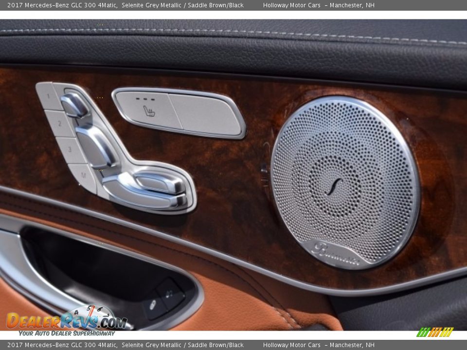 2017 Mercedes-Benz GLC 300 4Matic Selenite Grey Metallic / Saddle Brown/Black Photo #15