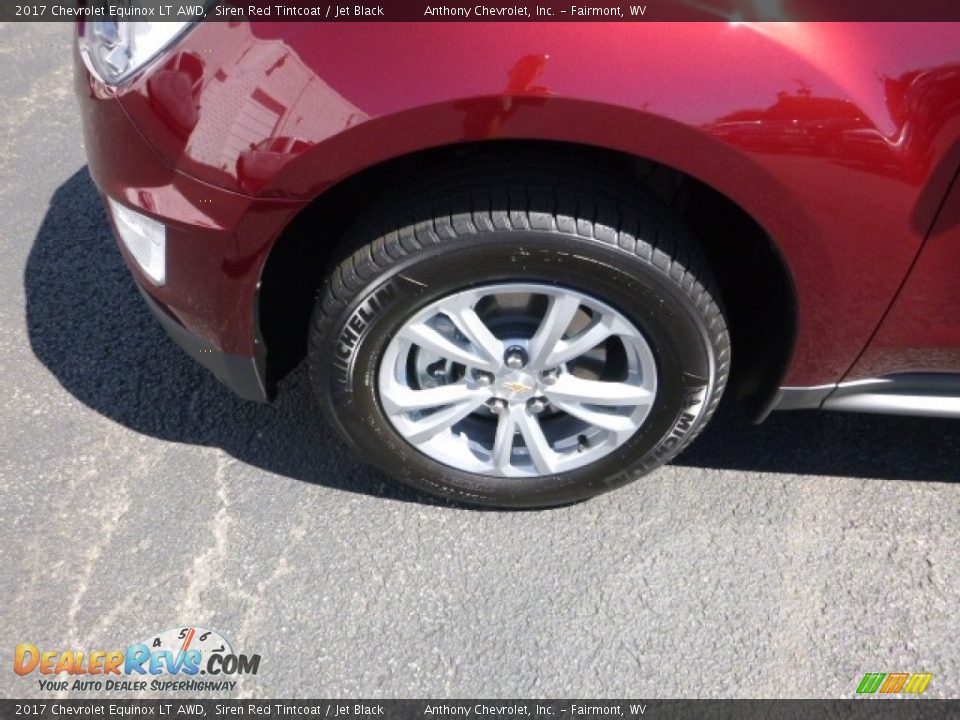 2017 Chevrolet Equinox LT AWD Siren Red Tintcoat / Jet Black Photo #2