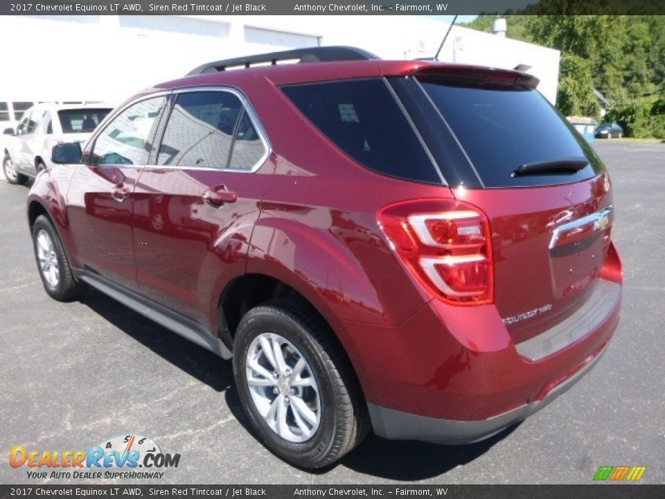 2017 Chevrolet Equinox LT AWD Siren Red Tintcoat / Jet Black Photo #5