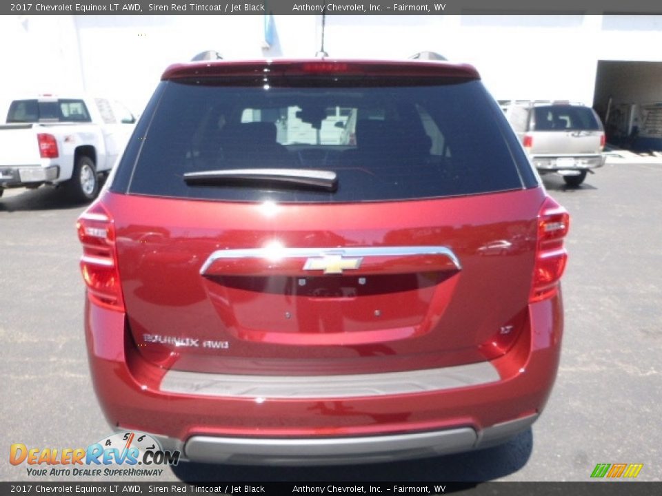 2017 Chevrolet Equinox LT AWD Siren Red Tintcoat / Jet Black Photo #6