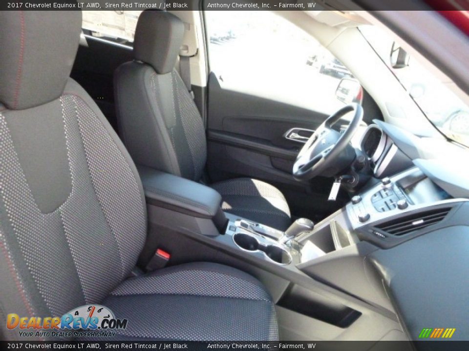 2017 Chevrolet Equinox LT AWD Siren Red Tintcoat / Jet Black Photo #9