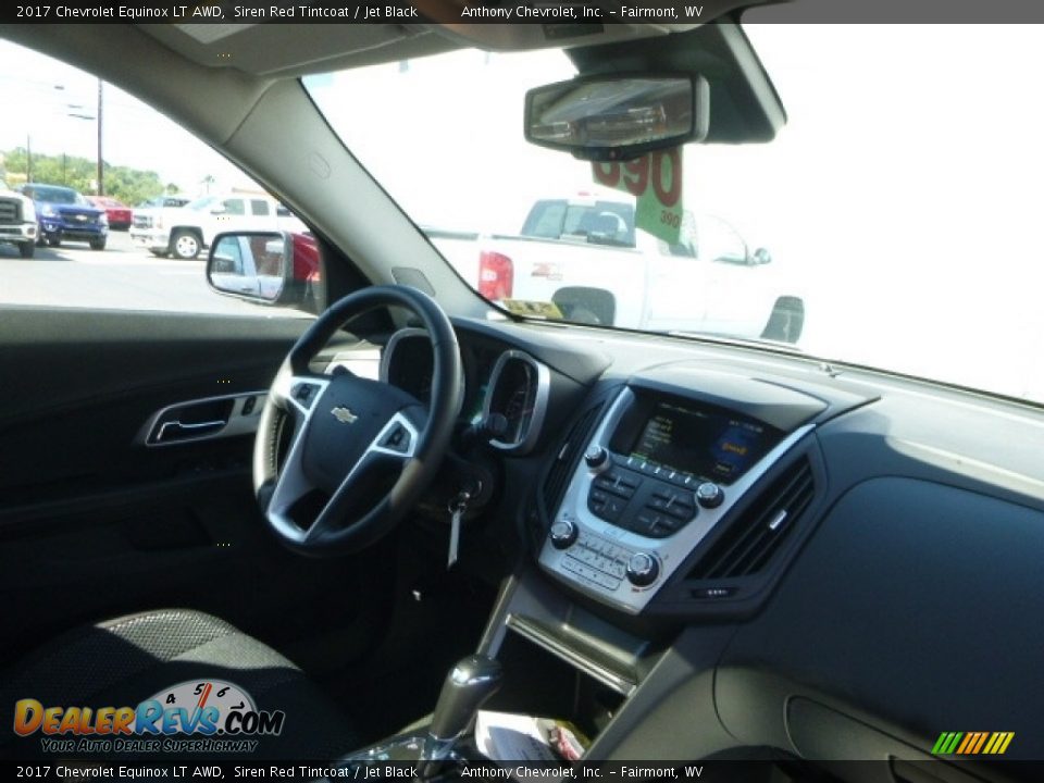 2017 Chevrolet Equinox LT AWD Siren Red Tintcoat / Jet Black Photo #10