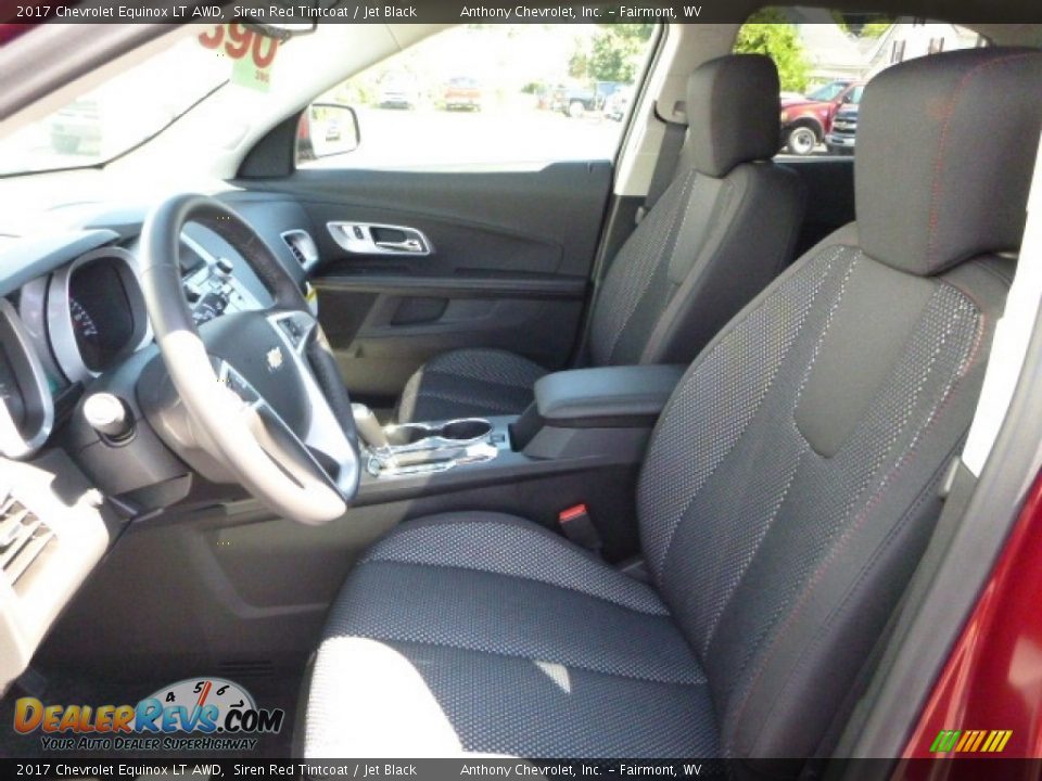 2017 Chevrolet Equinox LT AWD Siren Red Tintcoat / Jet Black Photo #13
