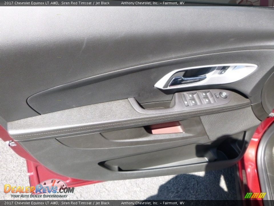2017 Chevrolet Equinox LT AWD Siren Red Tintcoat / Jet Black Photo #14
