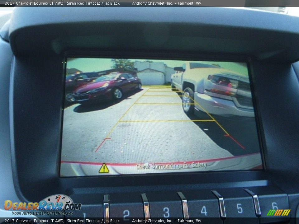 2017 Chevrolet Equinox LT AWD Siren Red Tintcoat / Jet Black Photo #17