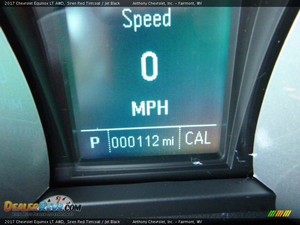 2017 Chevrolet Equinox LT AWD Siren Red Tintcoat / Jet Black Photo #20