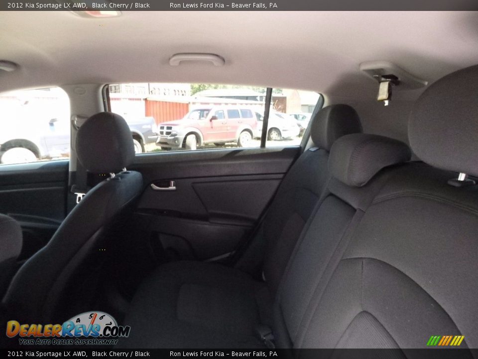 2012 Kia Sportage LX AWD Black Cherry / Black Photo #12