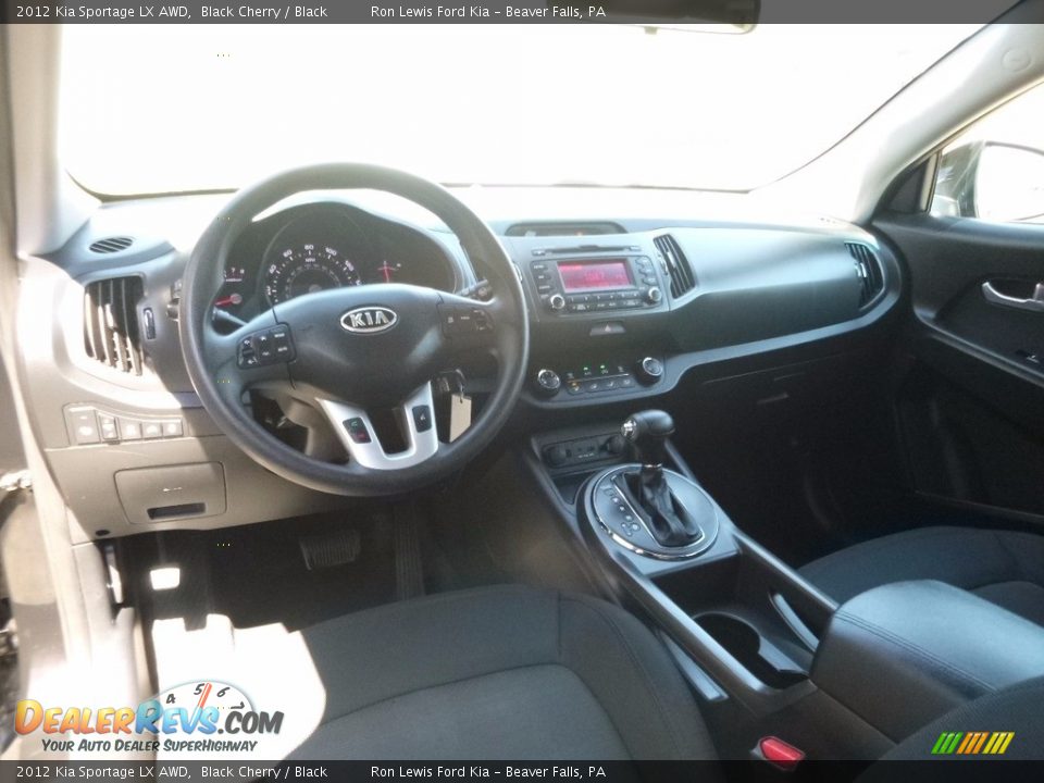 2012 Kia Sportage LX AWD Black Cherry / Black Photo #13