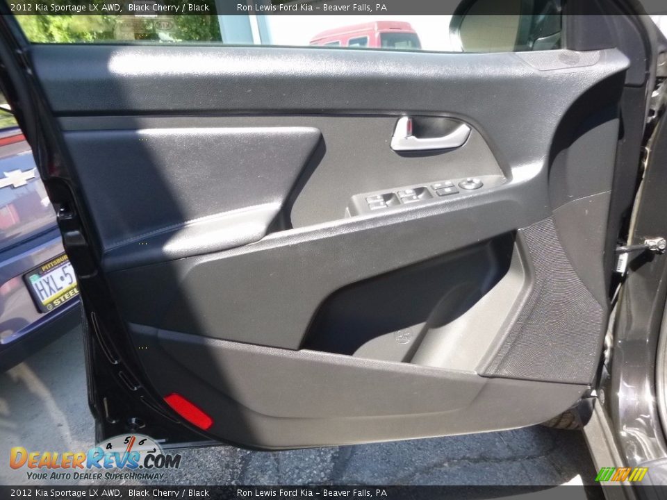 2012 Kia Sportage LX AWD Black Cherry / Black Photo #14