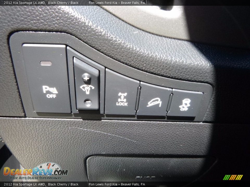 2012 Kia Sportage LX AWD Black Cherry / Black Photo #16