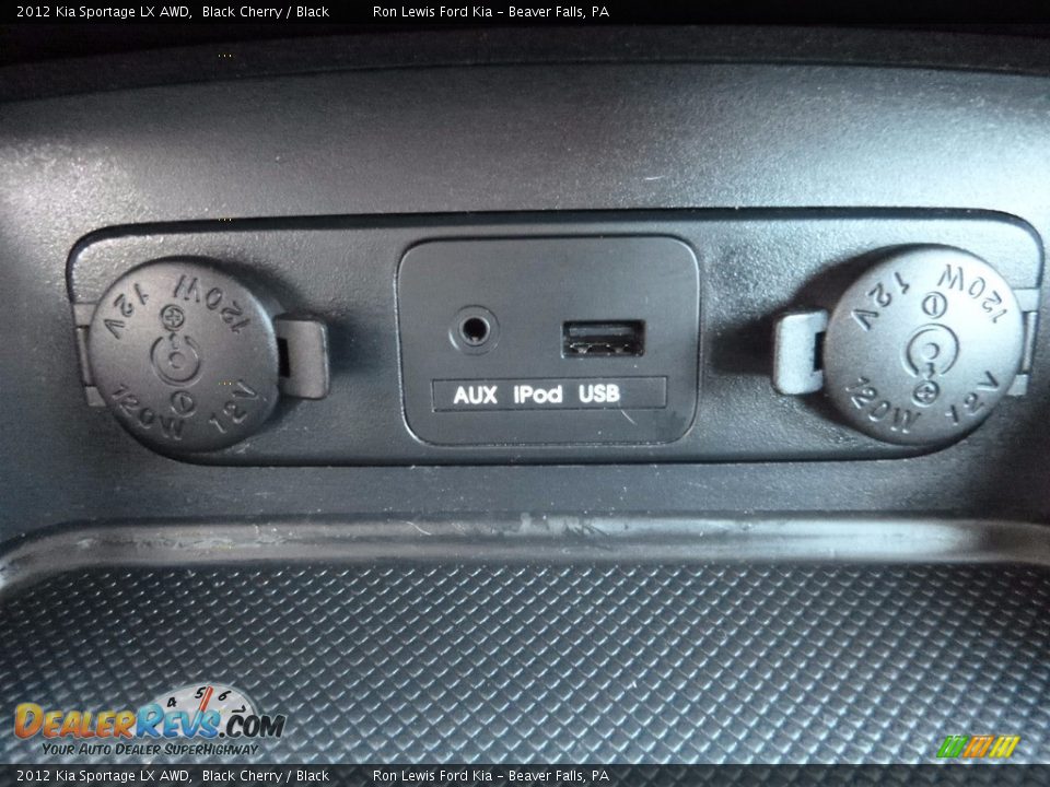 2012 Kia Sportage LX AWD Black Cherry / Black Photo #19