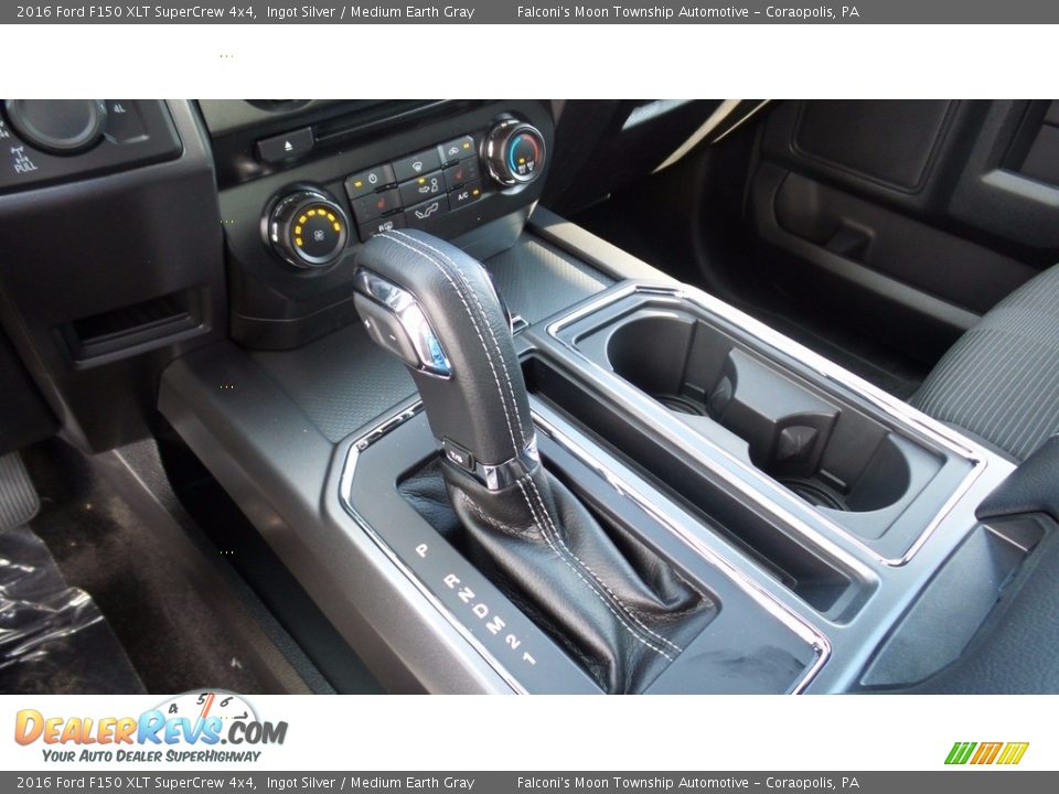 2016 Ford F150 XLT SuperCrew 4x4 Ingot Silver / Medium Earth Gray Photo #15