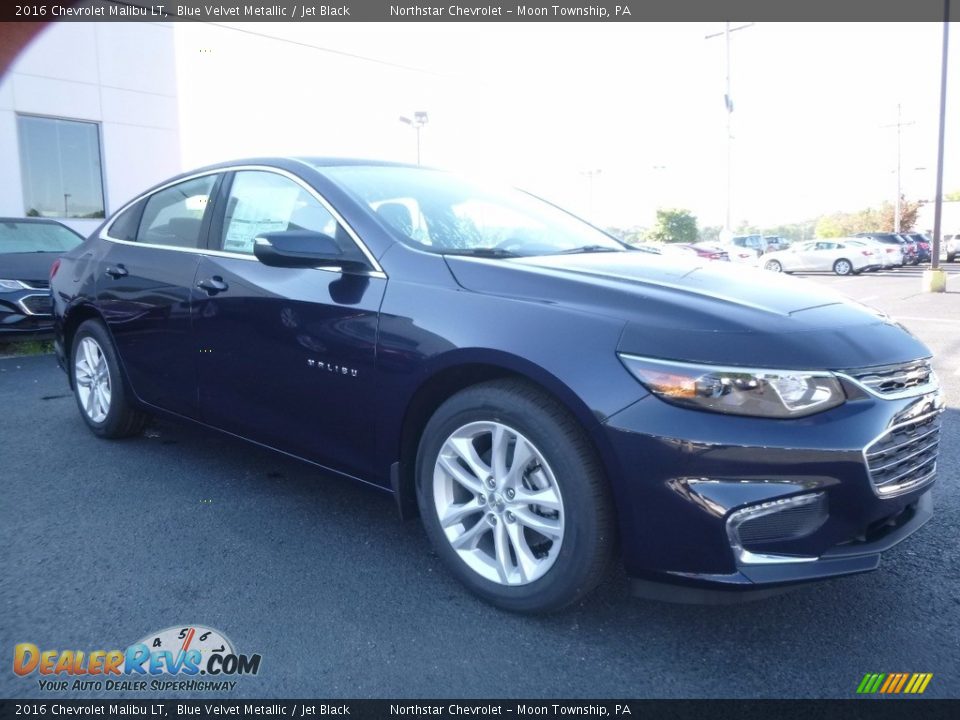 2016 Chevrolet Malibu LT Blue Velvet Metallic / Jet Black Photo #3