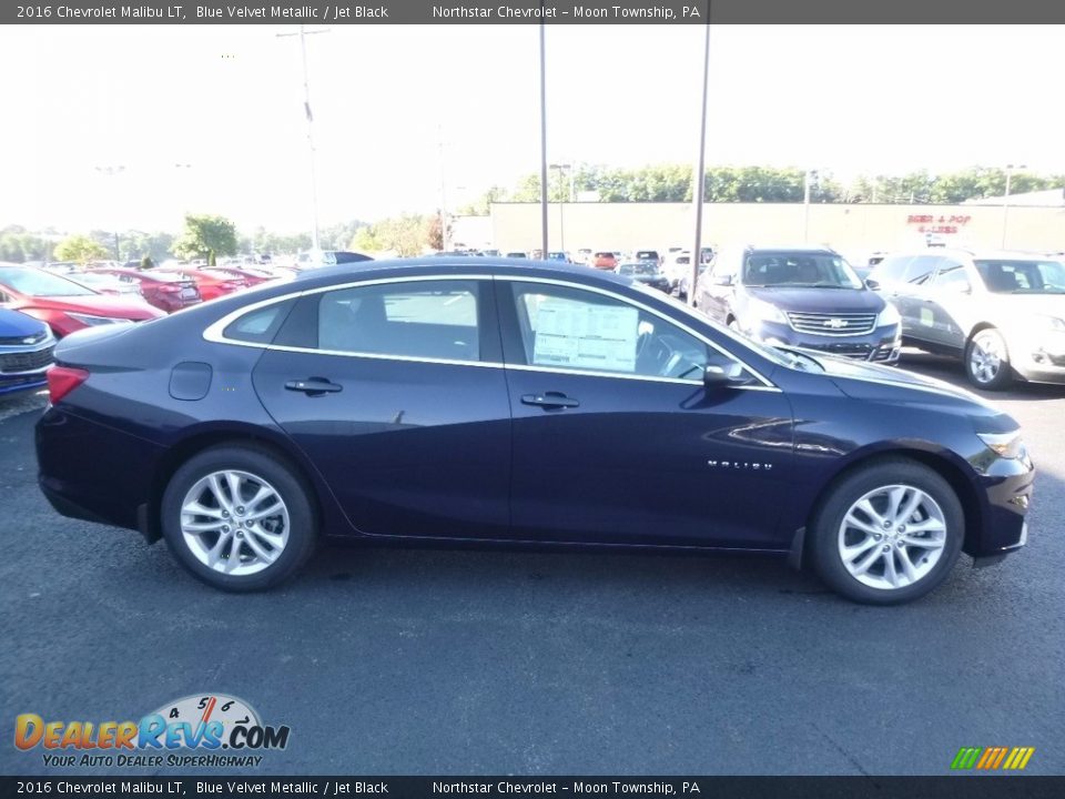 2016 Chevrolet Malibu LT Blue Velvet Metallic / Jet Black Photo #4