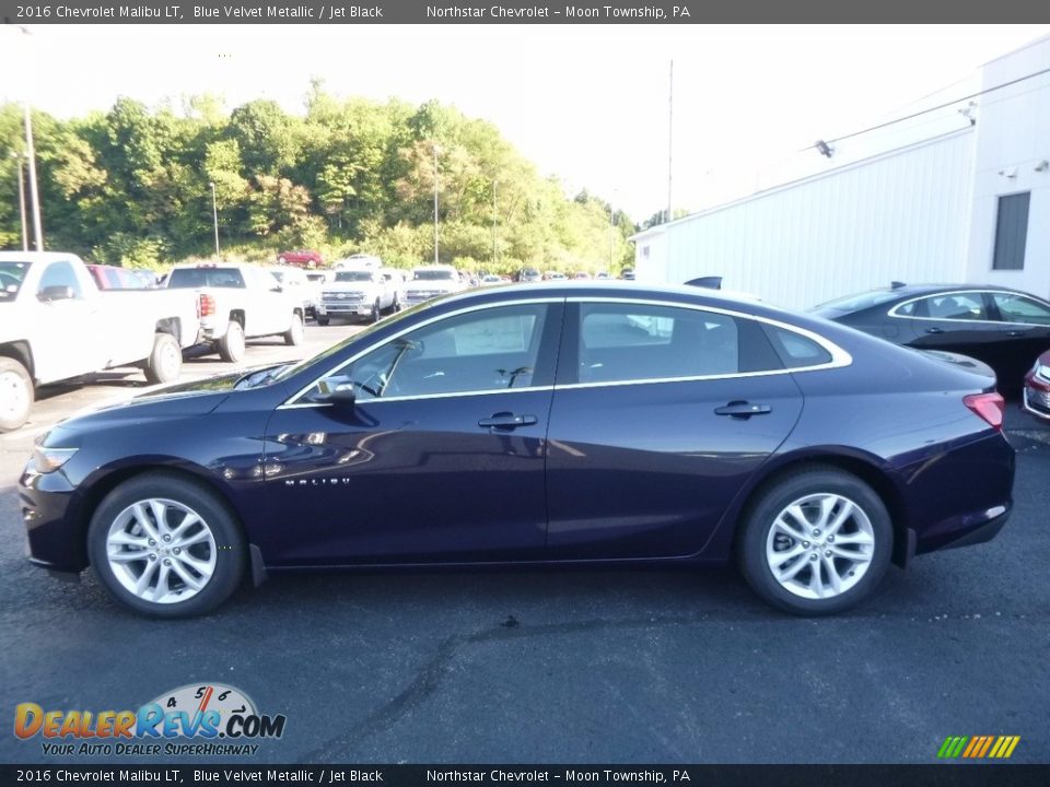 2016 Chevrolet Malibu LT Blue Velvet Metallic / Jet Black Photo #8