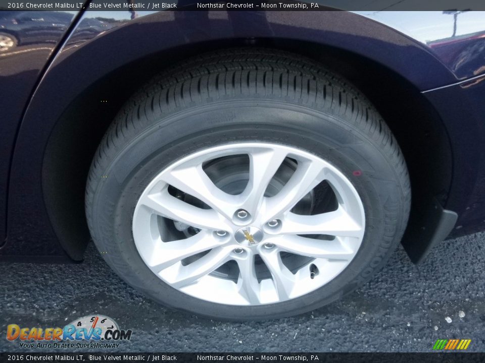 2016 Chevrolet Malibu LT Blue Velvet Metallic / Jet Black Photo #9