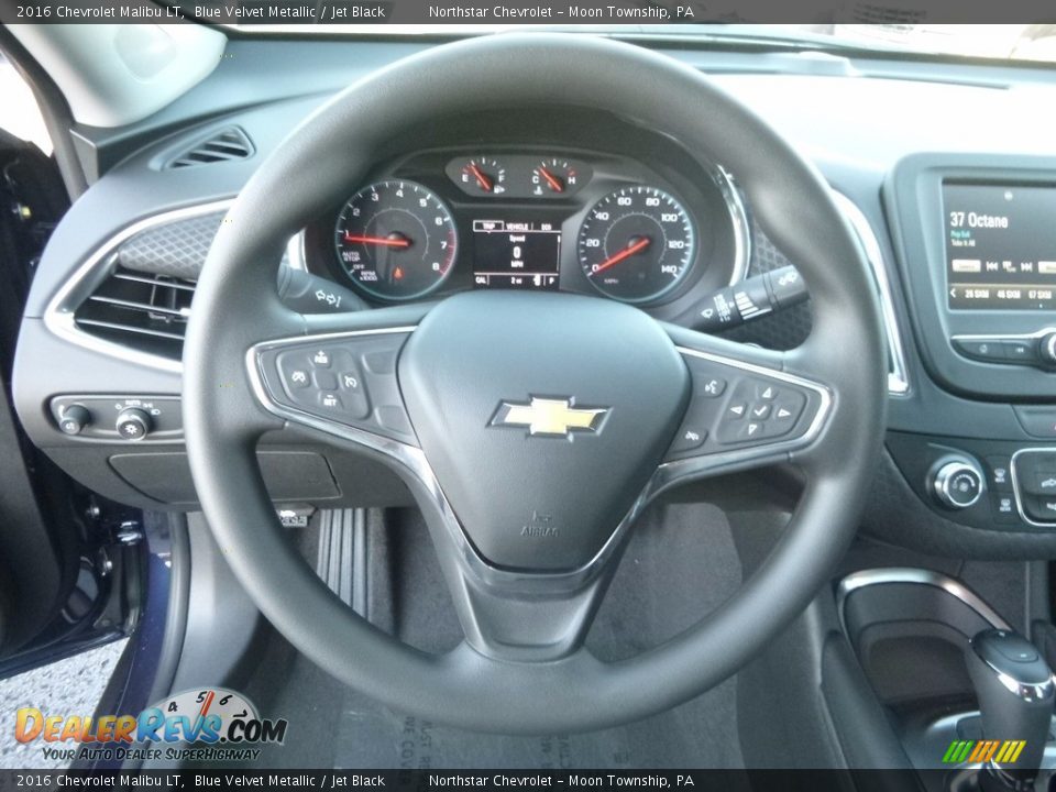 2016 Chevrolet Malibu LT Blue Velvet Metallic / Jet Black Photo #16