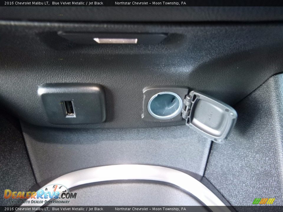 2016 Chevrolet Malibu LT Blue Velvet Metallic / Jet Black Photo #17