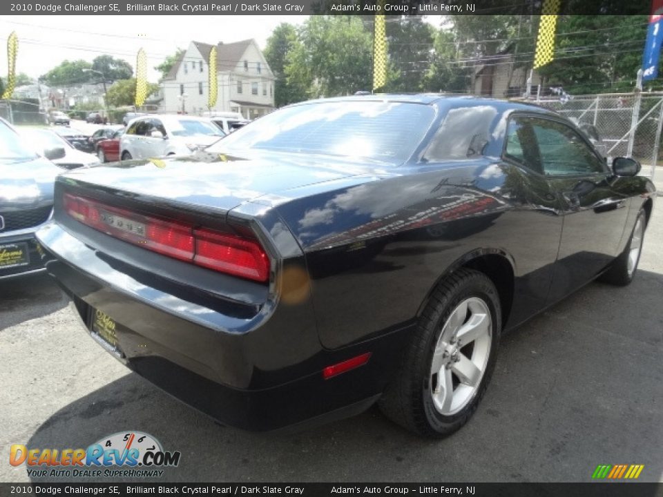 2010 Dodge Challenger SE Brilliant Black Crystal Pearl / Dark Slate Gray Photo #5