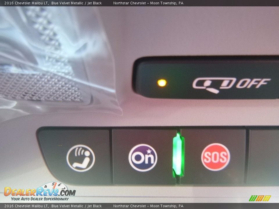 2016 Chevrolet Malibu LT Blue Velvet Metallic / Jet Black Photo #19
