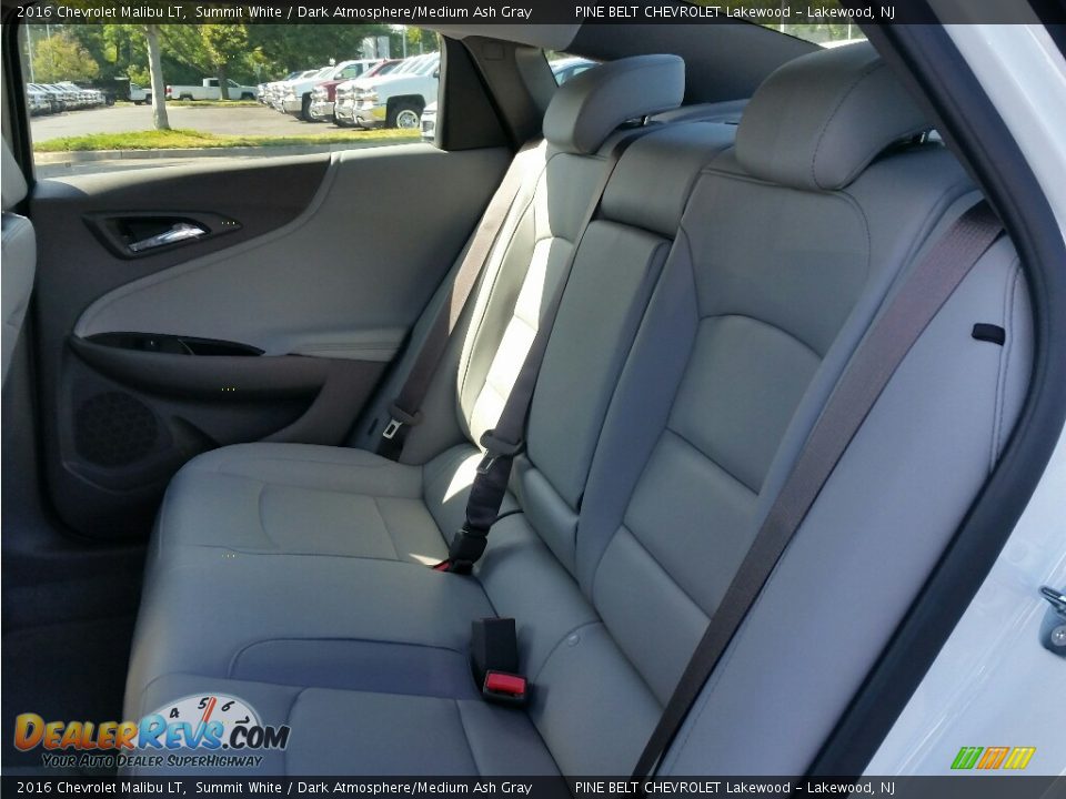2016 Chevrolet Malibu LT Summit White / Dark Atmosphere/Medium Ash Gray Photo #6