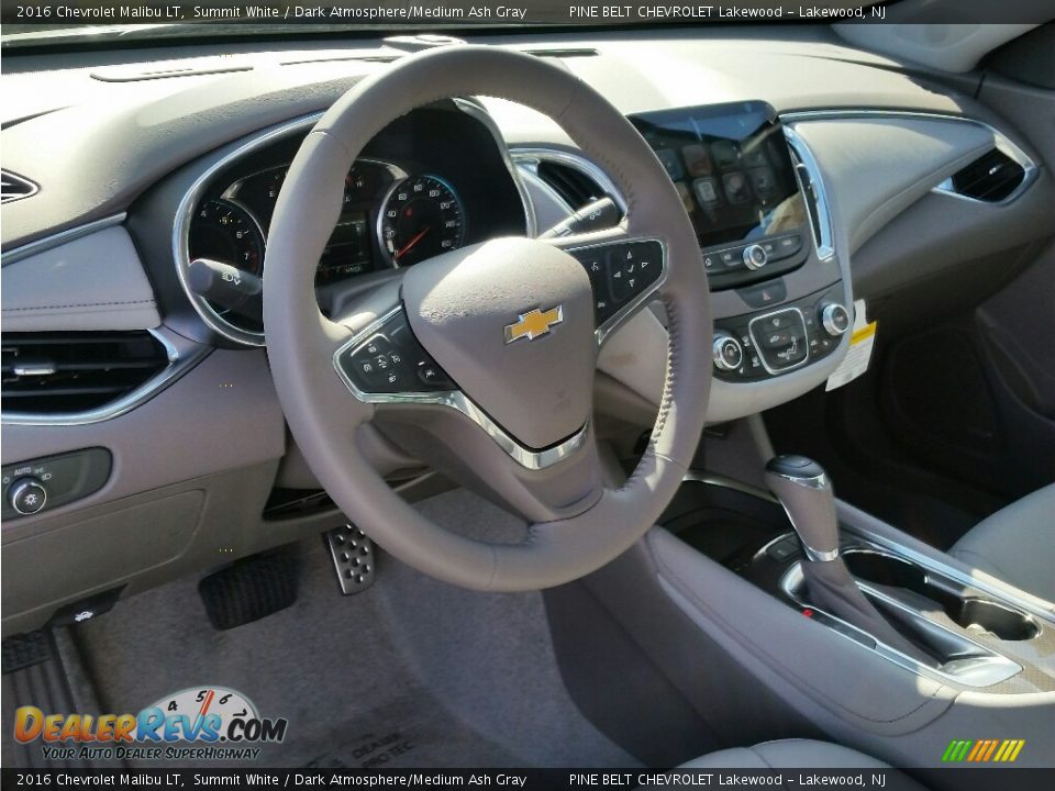 2016 Chevrolet Malibu LT Summit White / Dark Atmosphere/Medium Ash Gray Photo #8
