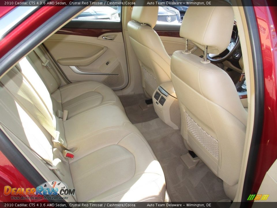 2010 Cadillac CTS 4 3.6 AWD Sedan Crystal Red Tintcoat / Cashmere/Cocoa Photo #20