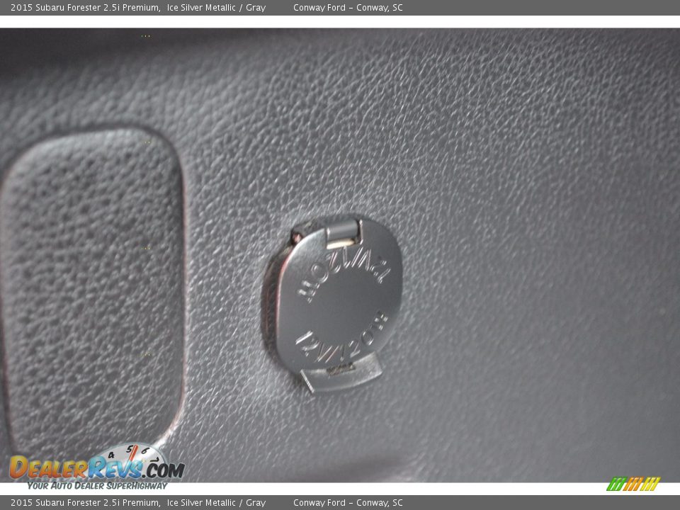 2015 Subaru Forester 2.5i Premium Ice Silver Metallic / Gray Photo #10