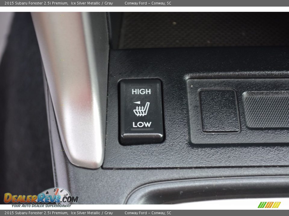 2015 Subaru Forester 2.5i Premium Ice Silver Metallic / Gray Photo #35