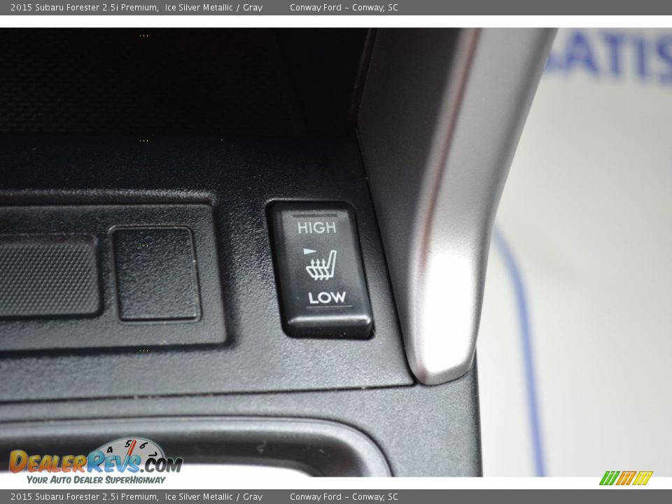 2015 Subaru Forester 2.5i Premium Ice Silver Metallic / Gray Photo #36