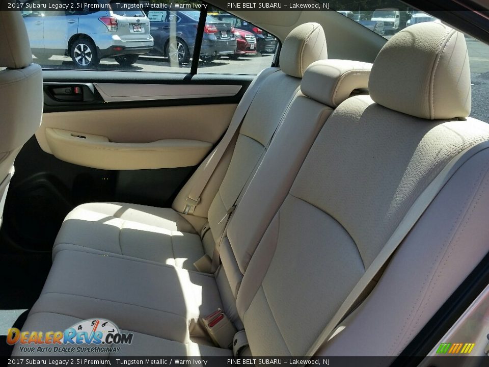 Rear Seat of 2017 Subaru Legacy 2.5i Premium Photo #6