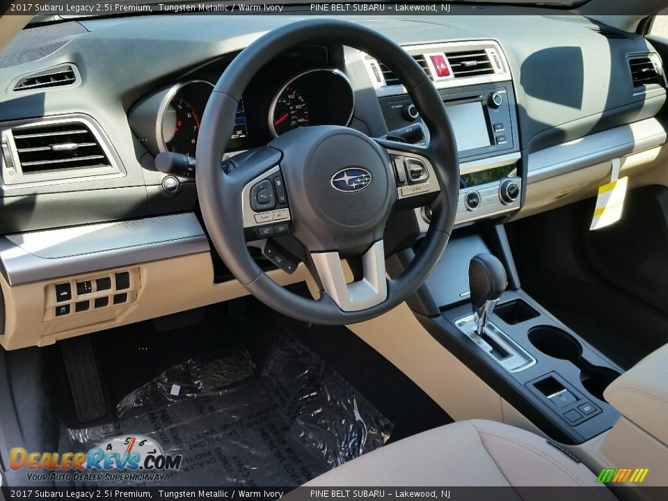 Warm Ivory Interior - 2017 Subaru Legacy 2.5i Premium Photo #8