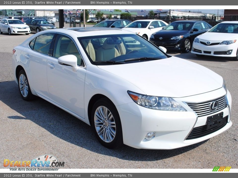 2013 Lexus ES 350 Starfire White Pearl / Parchment Photo #7