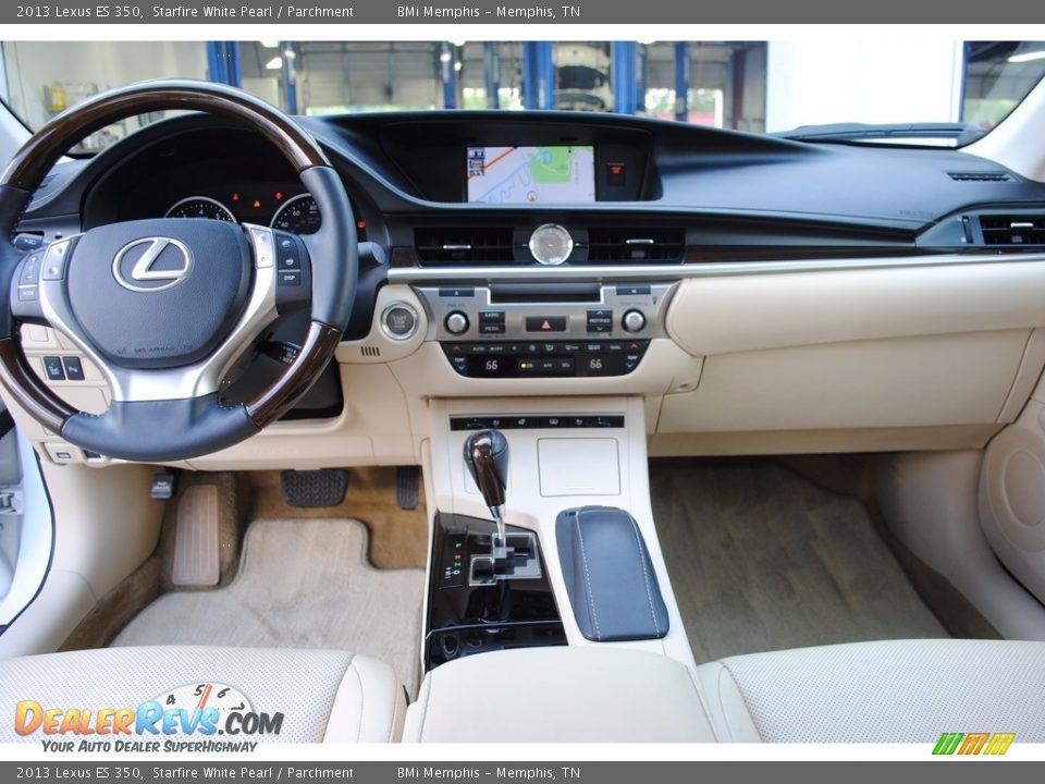 2013 Lexus ES 350 Starfire White Pearl / Parchment Photo #9