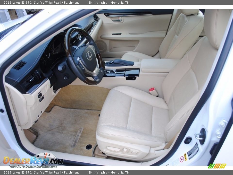 2013 Lexus ES 350 Starfire White Pearl / Parchment Photo #11