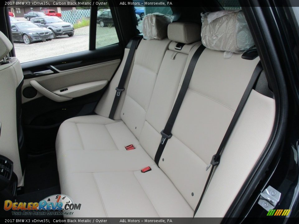 2017 BMW X3 xDrive35i Carbon Black Metallic / Oyster Photo #13