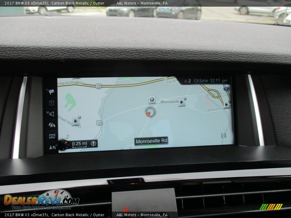 2017 BMW X3 xDrive35i Carbon Black Metallic / Oyster Photo #16