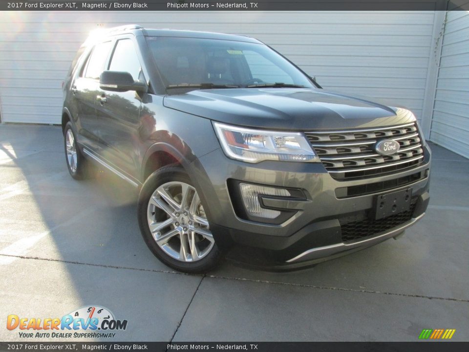2017 Ford Explorer XLT Magnetic / Ebony Black Photo #1