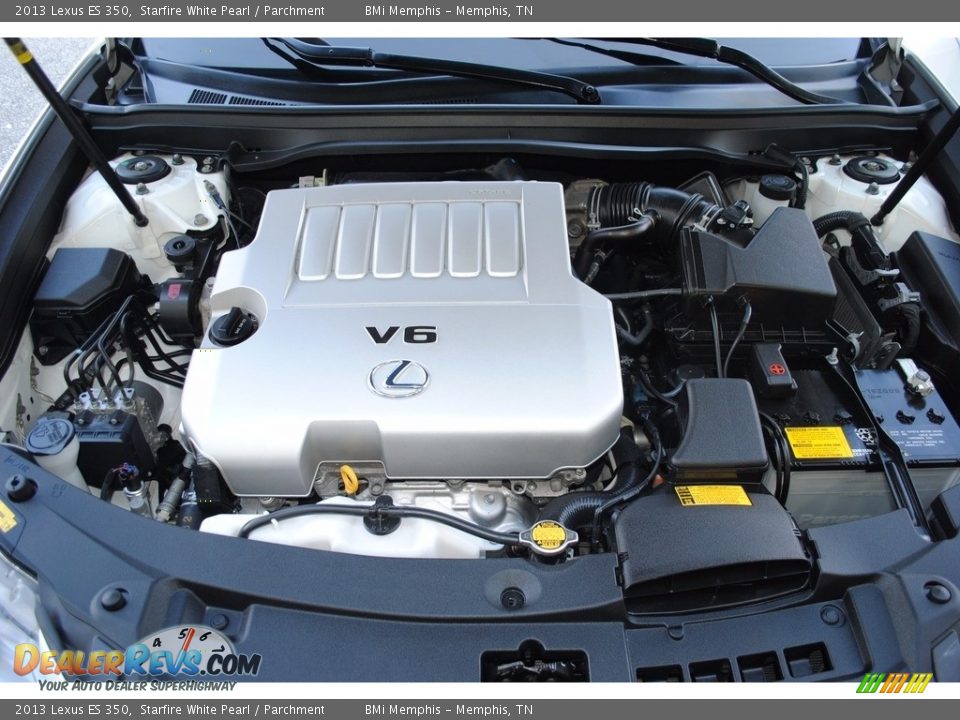 2013 Lexus ES 350 Starfire White Pearl / Parchment Photo #35