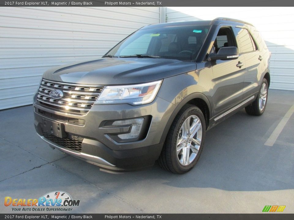 2017 Ford Explorer XLT Magnetic / Ebony Black Photo #7