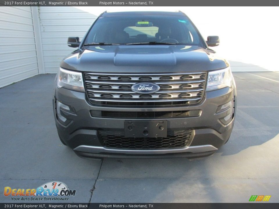 2017 Ford Explorer XLT Magnetic / Ebony Black Photo #8