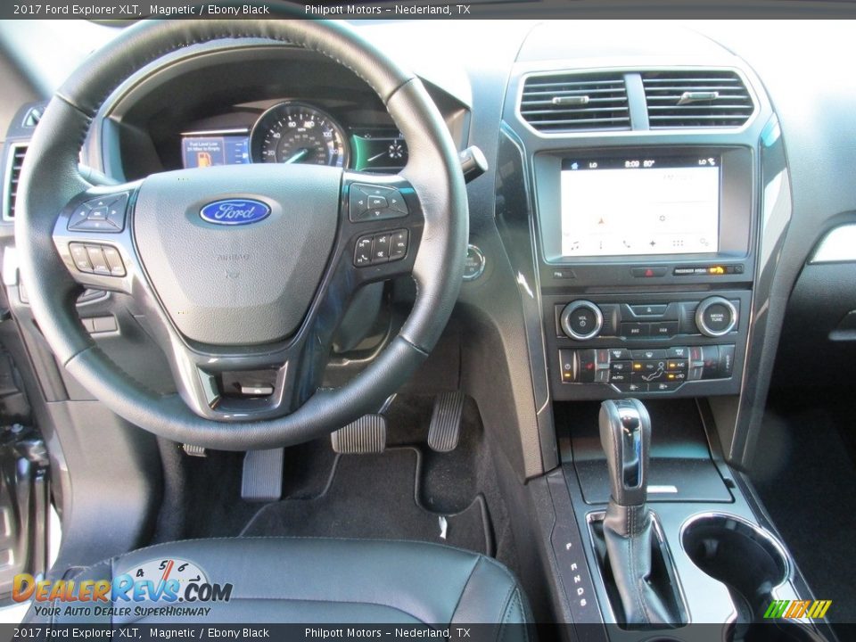 2017 Ford Explorer XLT Magnetic / Ebony Black Photo #24