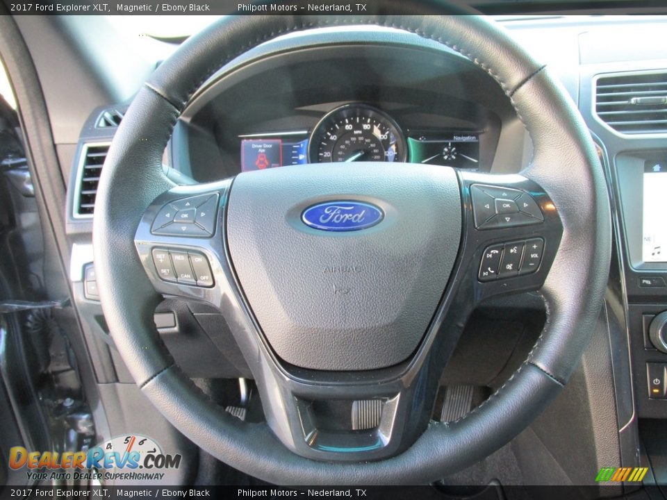 2017 Ford Explorer XLT Magnetic / Ebony Black Photo #30