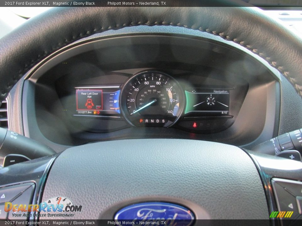 2017 Ford Explorer XLT Magnetic / Ebony Black Photo #31