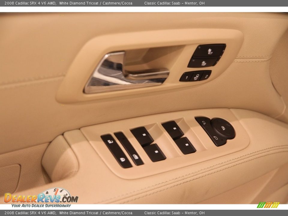 2008 Cadillac SRX 4 V6 AWD White Diamond Tricoat / Cashmere/Cocoa Photo #5