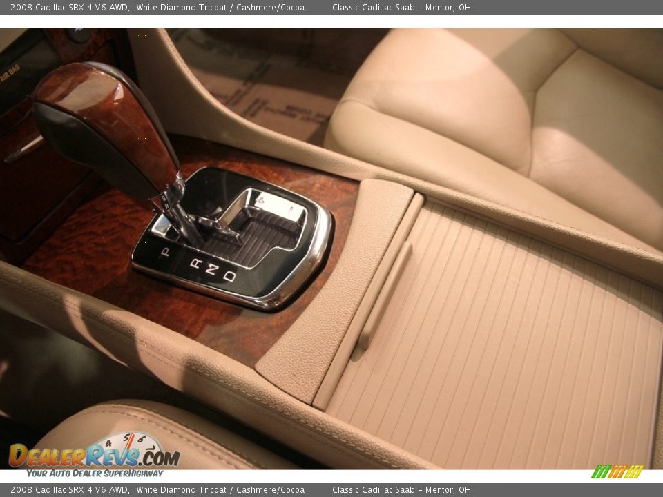 2008 Cadillac SRX 4 V6 AWD White Diamond Tricoat / Cashmere/Cocoa Photo #12