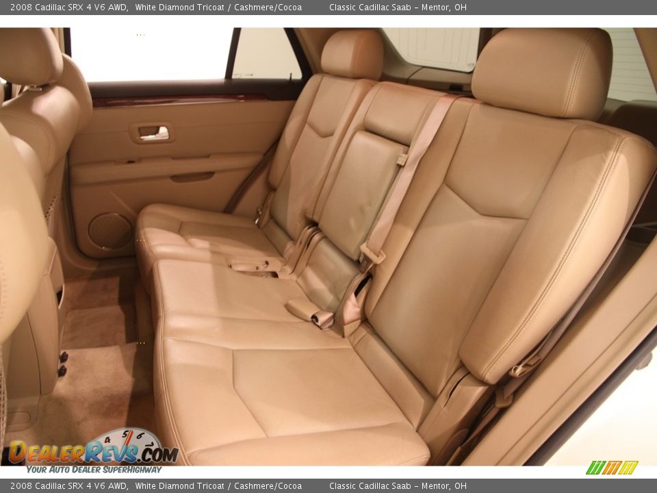 2008 Cadillac SRX 4 V6 AWD White Diamond Tricoat / Cashmere/Cocoa Photo #16