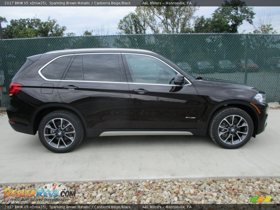Sparkling Brown Metallic 2017 BMW X5 xDrive35i Photo #2