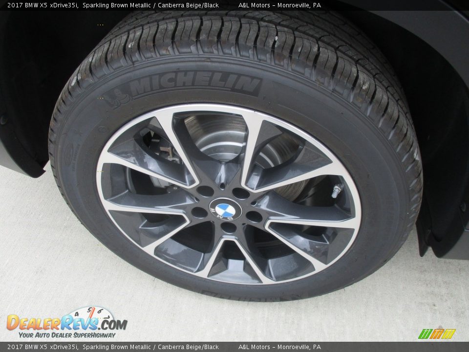 2017 BMW X5 xDrive35i Sparkling Brown Metallic / Canberra Beige/Black Photo #3
