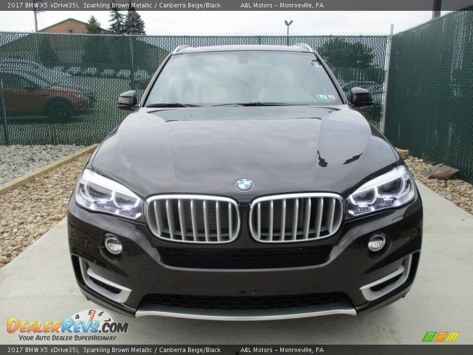 2017 BMW X5 xDrive35i Sparkling Brown Metallic / Canberra Beige/Black Photo #6